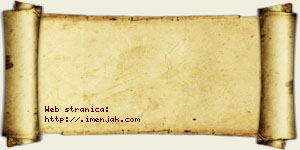 Zora Jaćimović vizit kartica